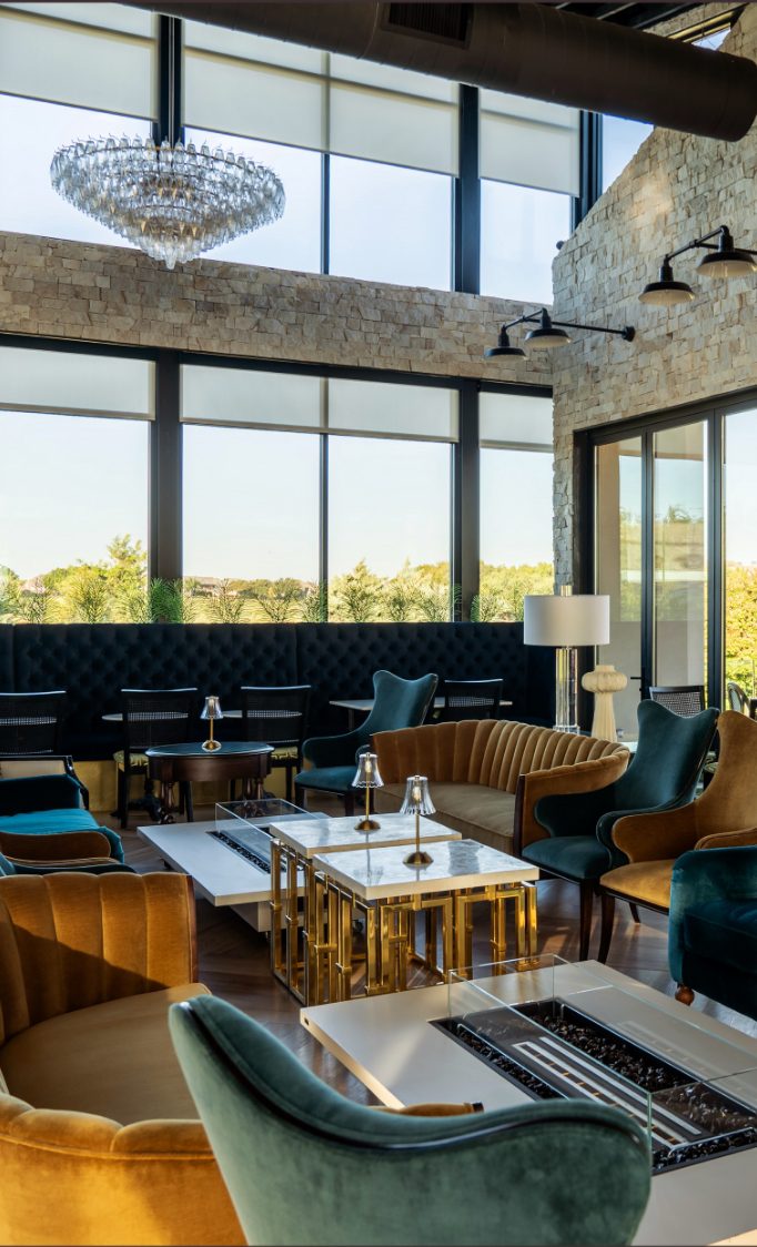 The Rook's interior lounge