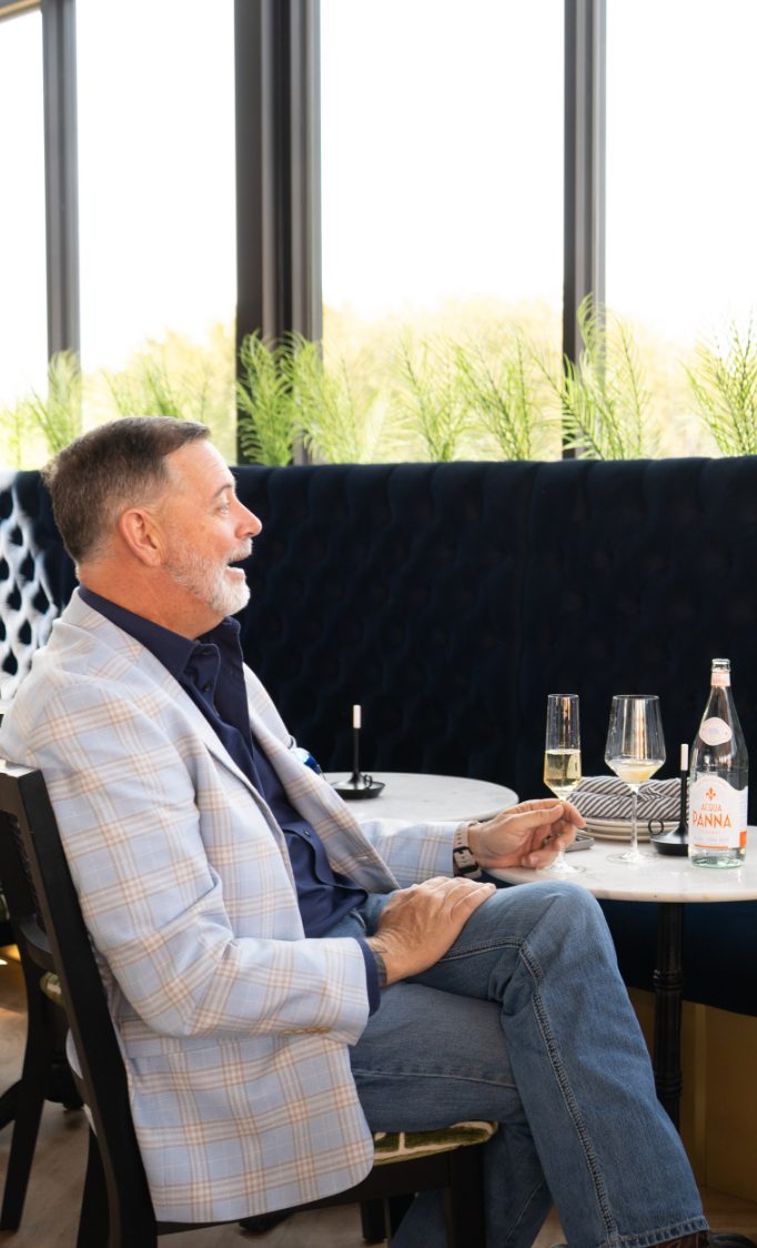 business conversation at The Rook